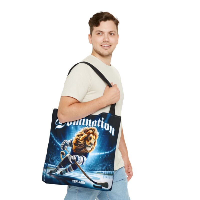 Finnish Hockey Lion - Domination Tote Bag - Image 6