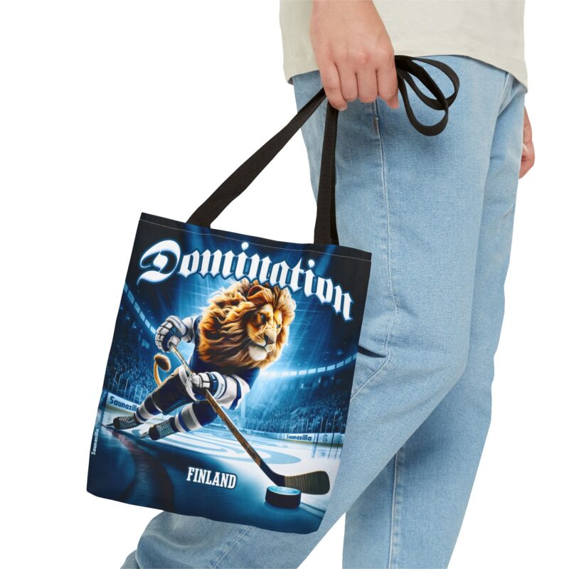 Finnish Hockey Lion - Domination Tote Bag - Image 3