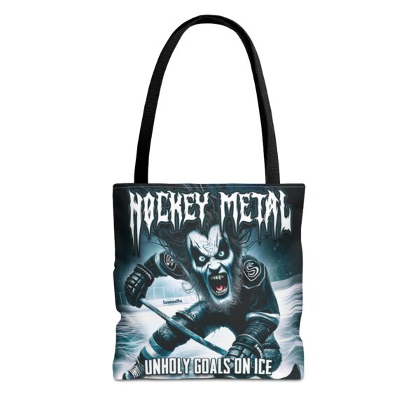 Hockey Metal - Unholy Goals On Ice Tote Bag