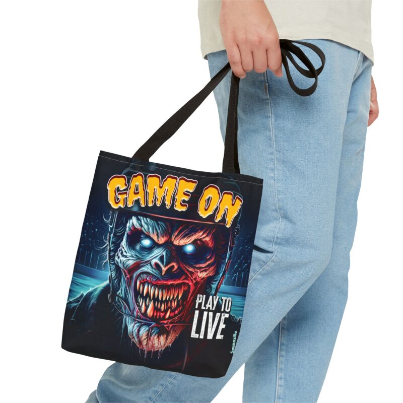 Shopping tote bag with sporty vibes – perfect for active lifestyles and competitive spirits
