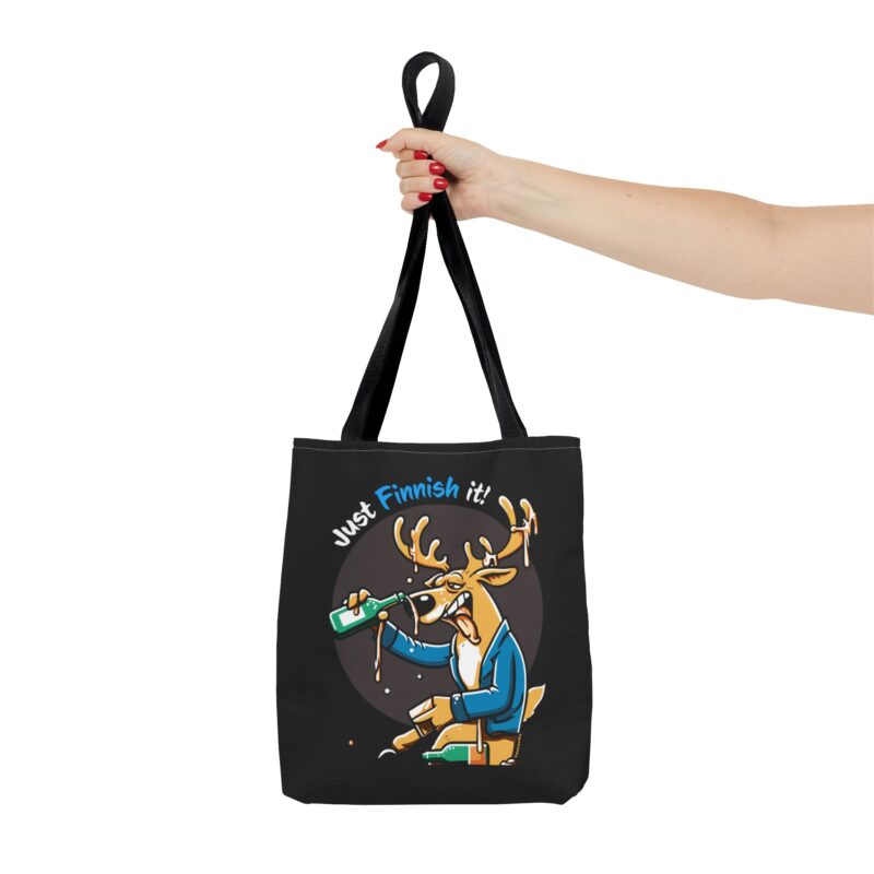 Drunk Reindeer Tote Bag - Image 4
