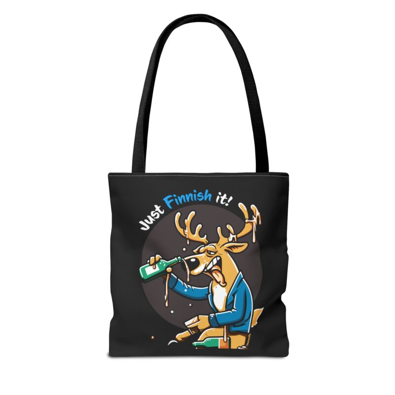 Drunk Reindeer Tote Bag - Image 2