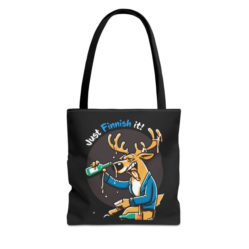 Drunk Reindeer Tote Bag