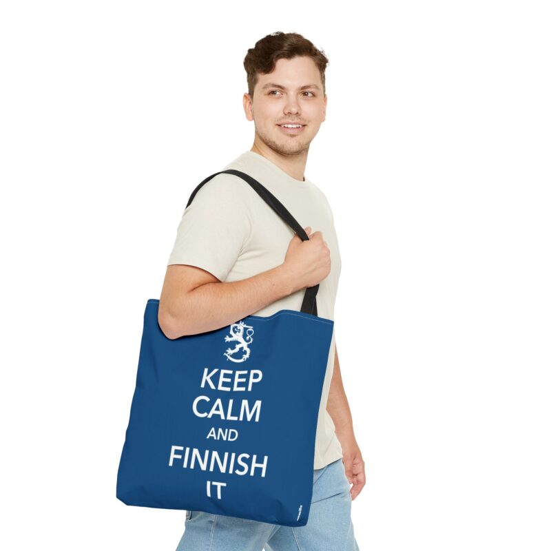 Keep Calm And Finnish It Tote Bag - Image 6