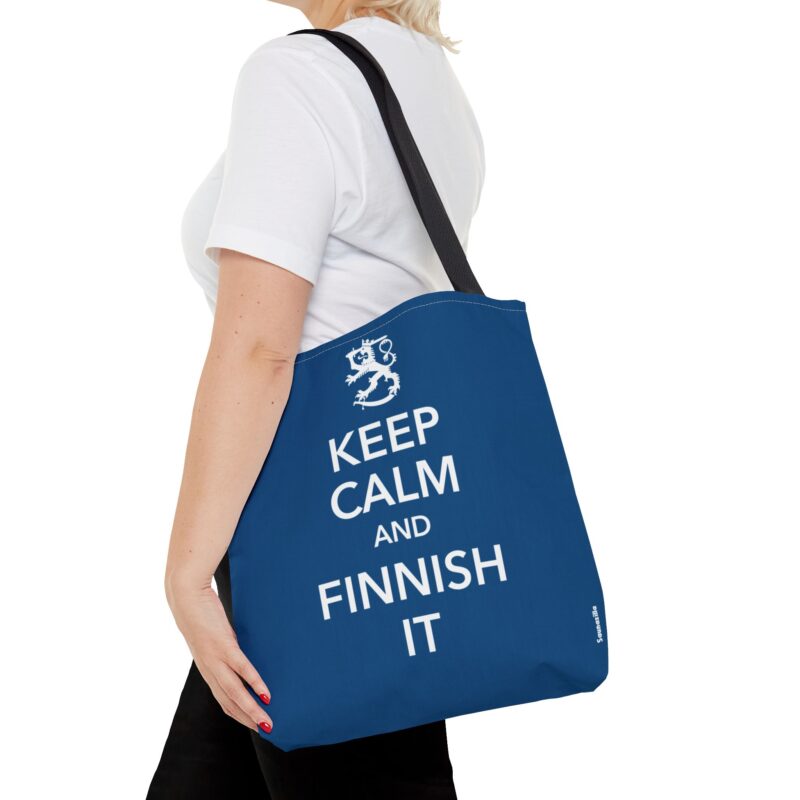 Keep Calm And Finnish It Tote Bag - Image 5