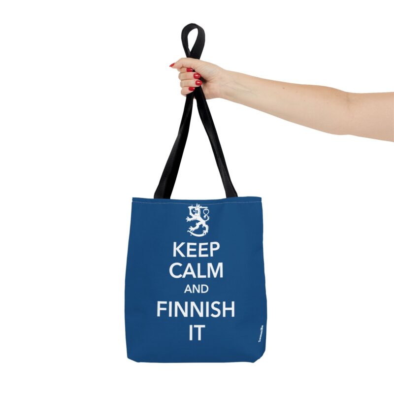 Keep Calm And Finnish It Tote Bag - Image 4