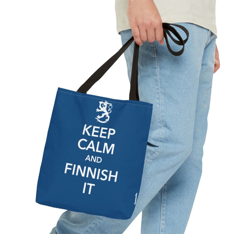 Keep Calm And Finnish It Tote Bag - Image 3