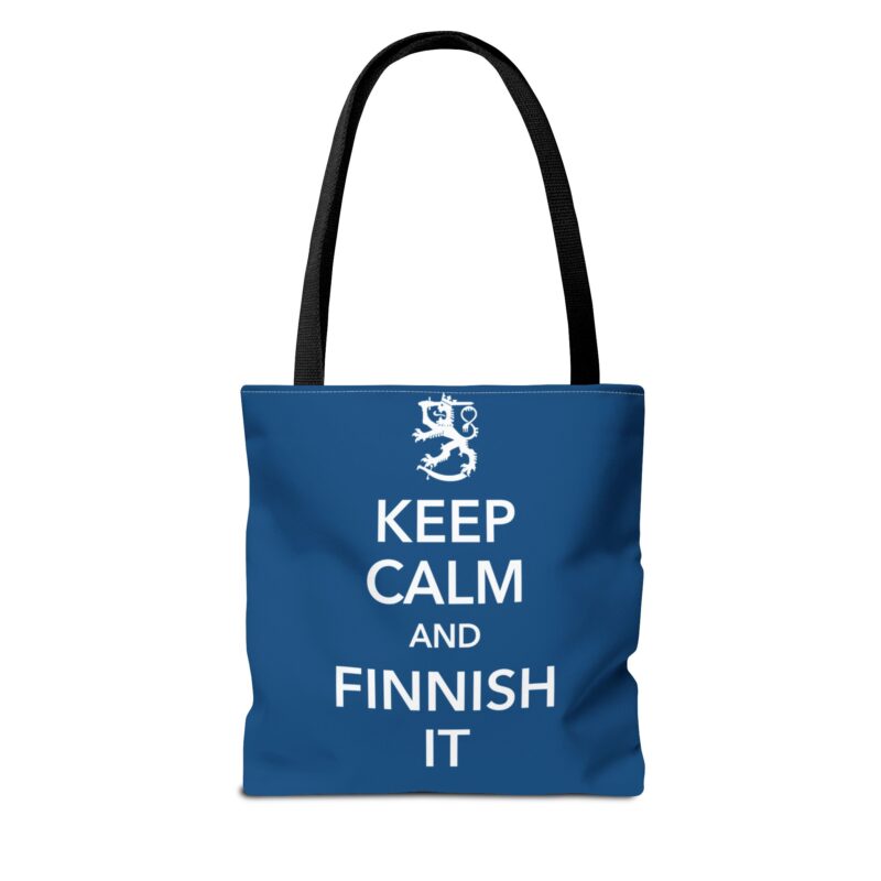 Keep Calm And Finnish It Tote Bag - Image 2