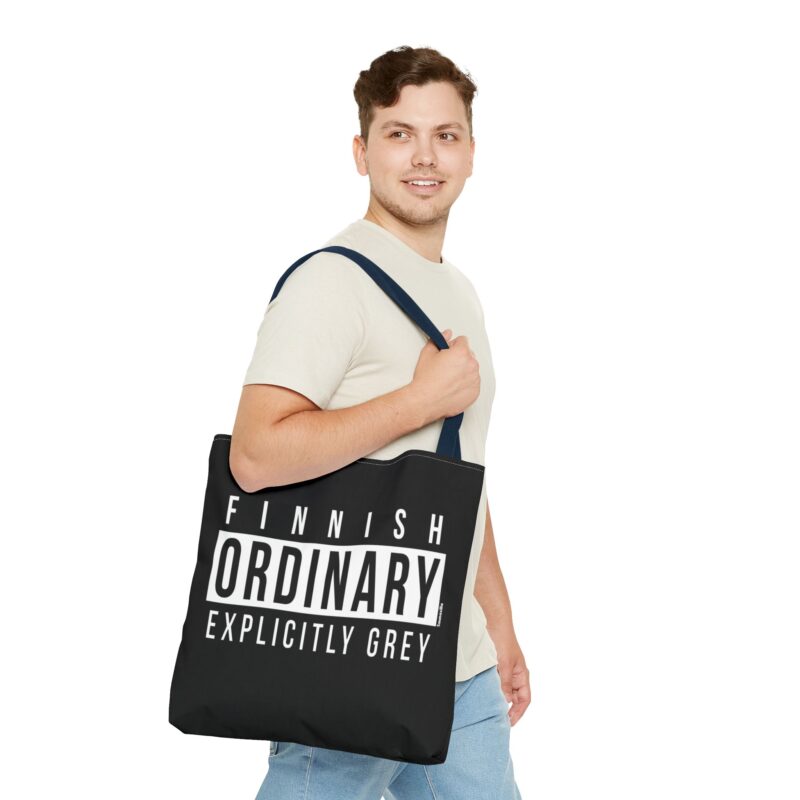 Finnish Ordinary - Explicitly Grey Tote Bag - Image 6