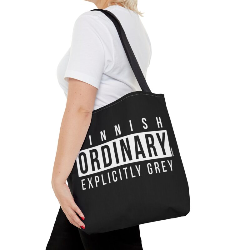 Finnish Ordinary - Explicitly Grey Tote Bag - Image 5