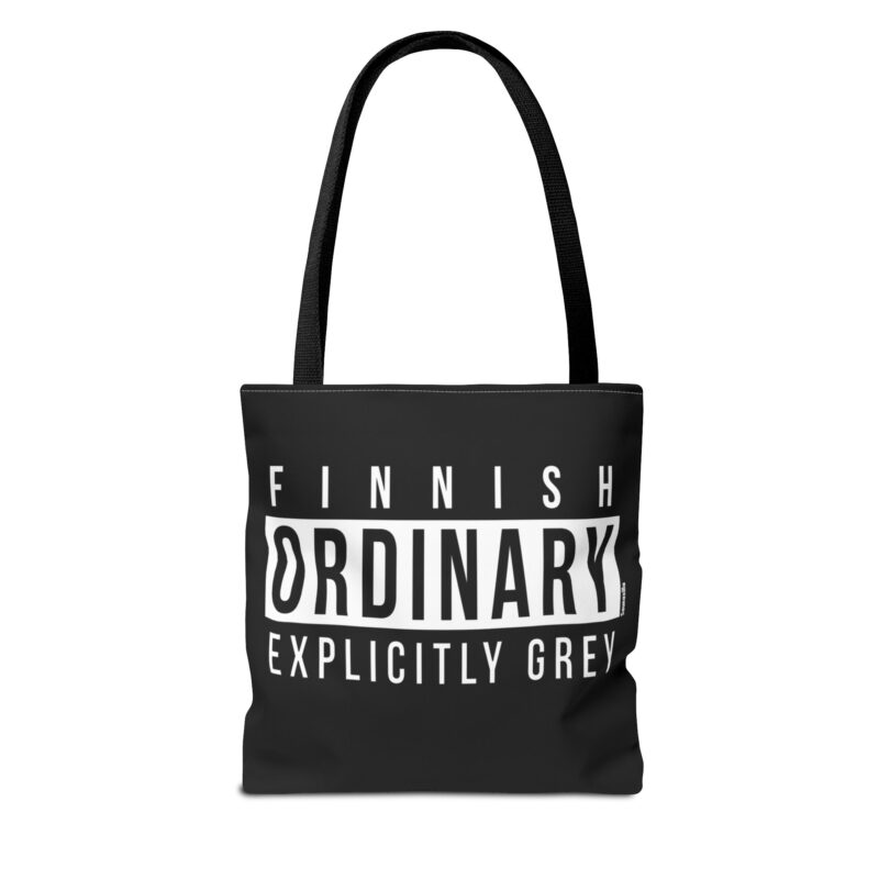 Finnish Ordinary - Explicitly Grey Tote Bag - Image 2