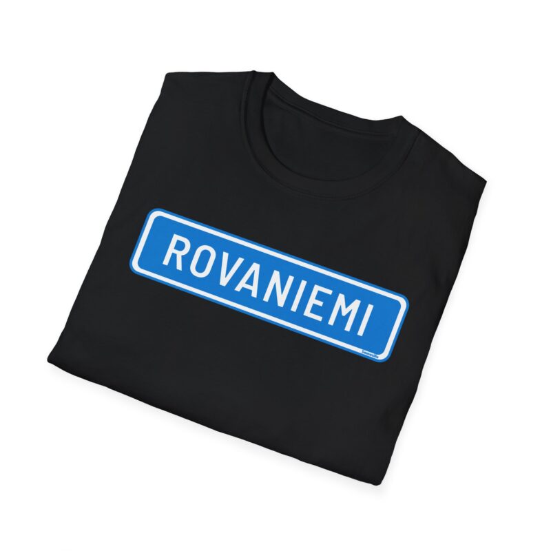 Rovaniemi Road Sign T-shirt - Image 2