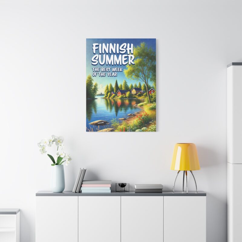 Canvas art mixing humor and reality – sun peeking out for a moment under “Best Week Of The Year”