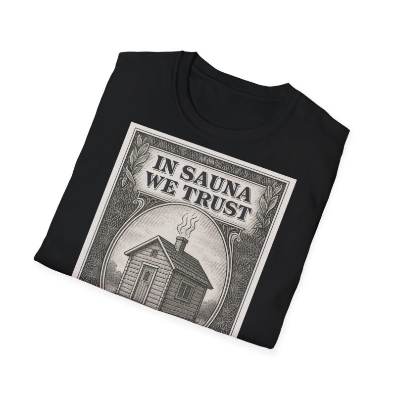 In sauna we trust T-paita - Image 7