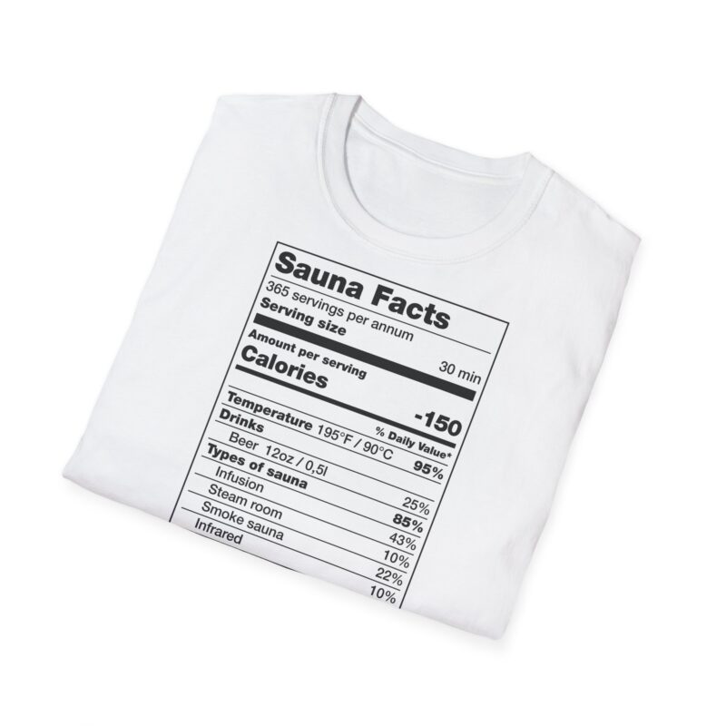 Sauna Facts T-shirt - Image 4