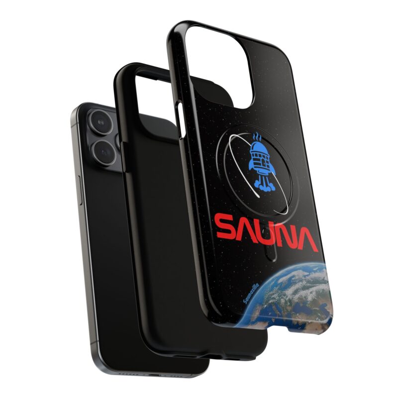 Sauna Worm Logo - Hard iPhone Case (MagSafe®) - Image 3