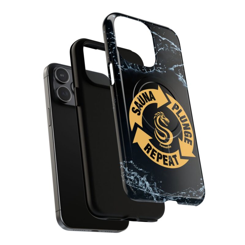 Sauna Plunge Repeat - Hard iPhone Case (MagSafe®) - Image 3