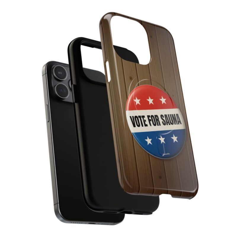 Vote for Sauna - Hard iPhone Case (MagSafe®) - Image 3