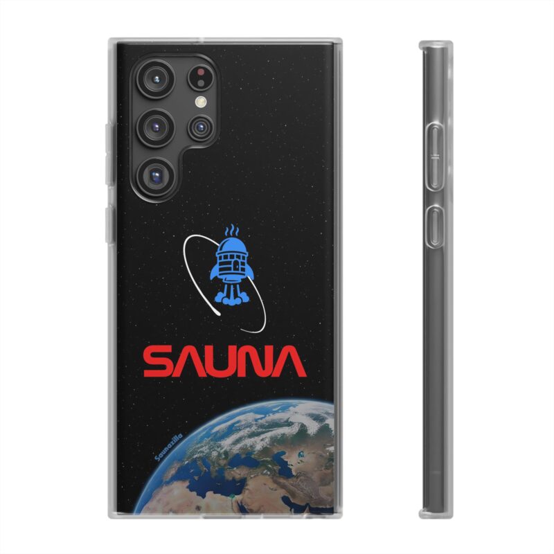 SAUNA Worm logo - Soft Phone Case (iPhone/Samsung) - Image 2
