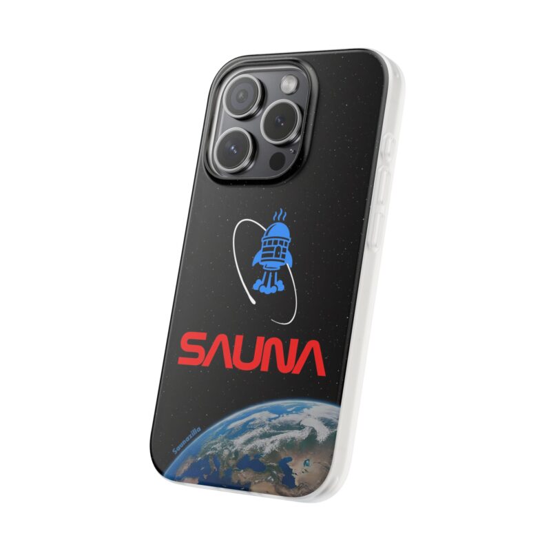 SAUNA Worm logo - Soft Phone Case (iPhone/Samsung) - Image 8