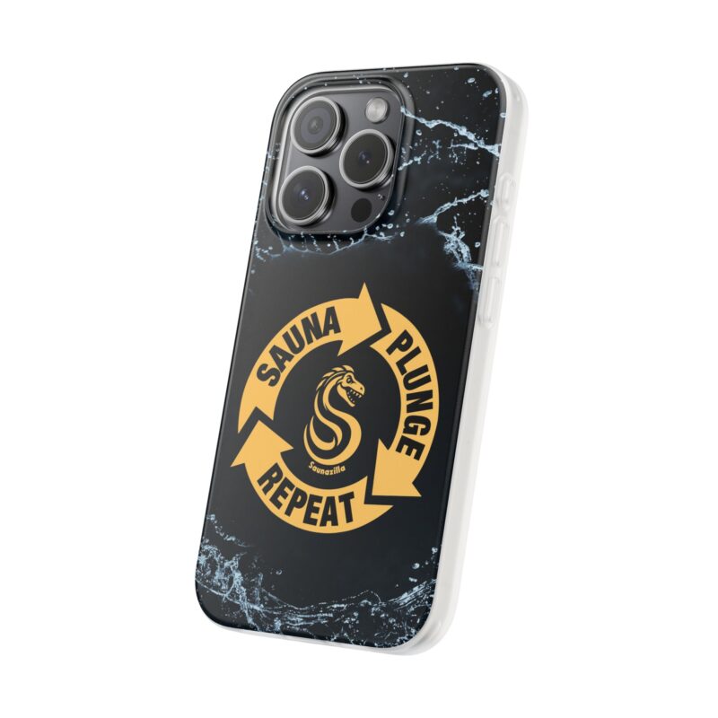 Sauna Plunge Repeat - Soft Phone Case (iPhone/Samsung) - Image 8