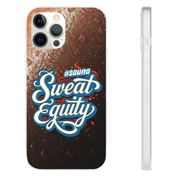 Sweat Equity is a funny phone cover for the most popular smart phone models. A durable Flexi case or a soft phone cover to protect your phone. Bring a touch of fun and humorous sauna lifestyle.