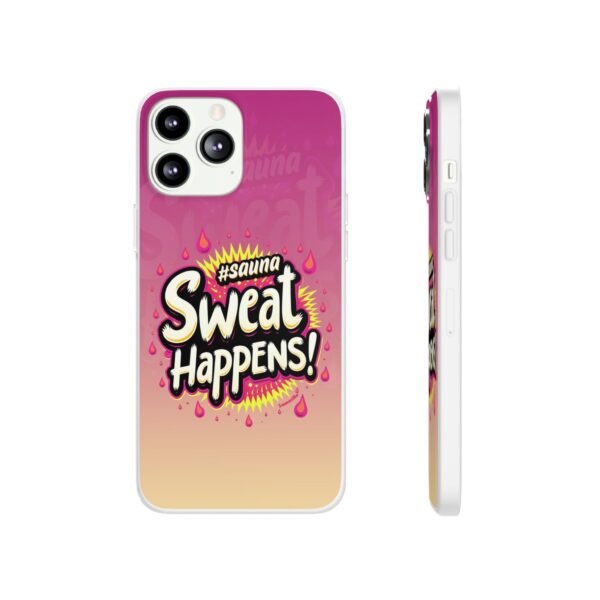 Sweat Happens! is a funny phone cover for the most popular smart phone models. A durable Flexi case or a soft phone cover to protect your phone. Bring a touch of fun and humorous sauna lifestyle.