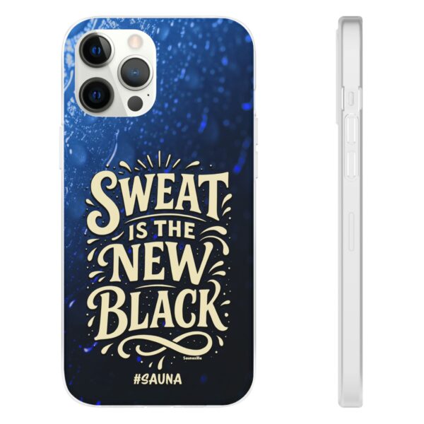 Sweat Is The New Black is a funny phone cover for the most popular smart phone models. A durable Flexi case or a soft phone cover to protect your phone. Bring a touch of fun and humorous sauna lifestyle.