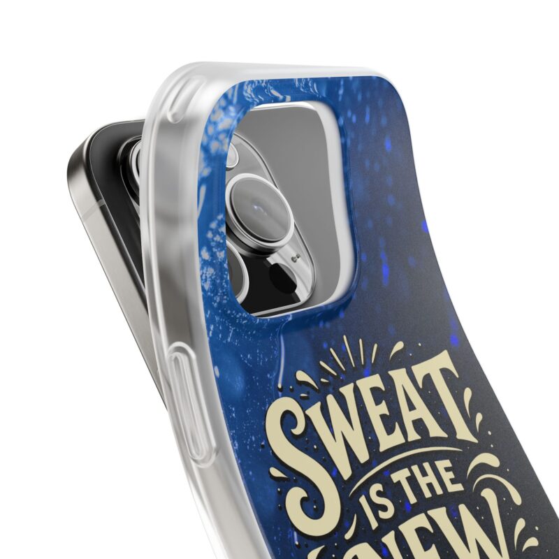 Sweat Is The New Black - Soft Phone Case (iPhone/Samsung) - Image 3