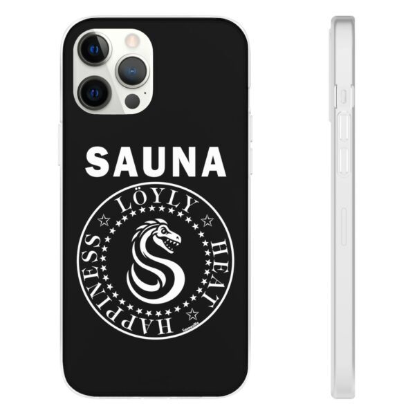 Sauna Presidential Seal is a funny phone cover for the most popular smart phone models. A durable Flexi case or a soft phone cover to protect your phone. Bring a touch of fun and humorous sauna lifestyle.