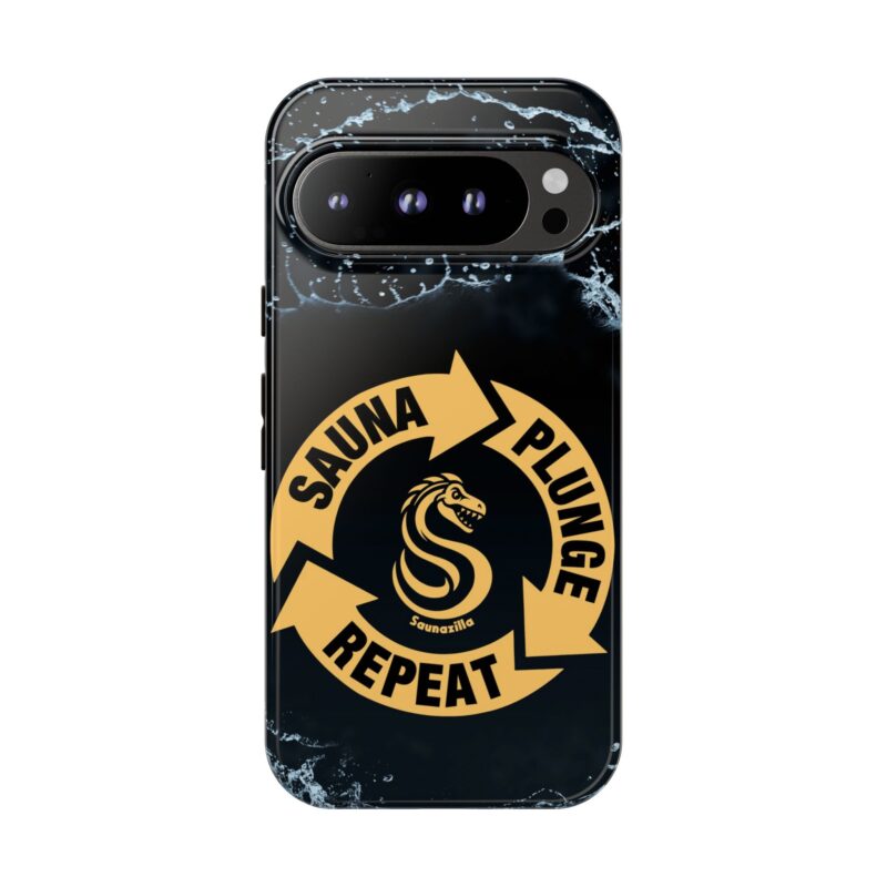 Sauna Plunge Repeat - Tough Phone Case (Samsung, Google Pixel) - Image 2