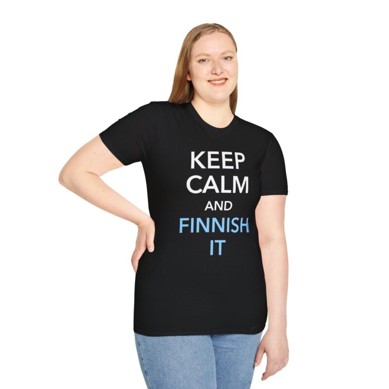 Keep Calm And Finnish It T-shirt - Image 3