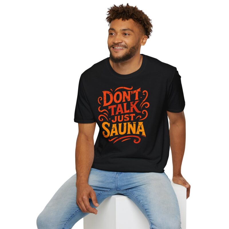Don't talk, just sauna T-paita - Image 4