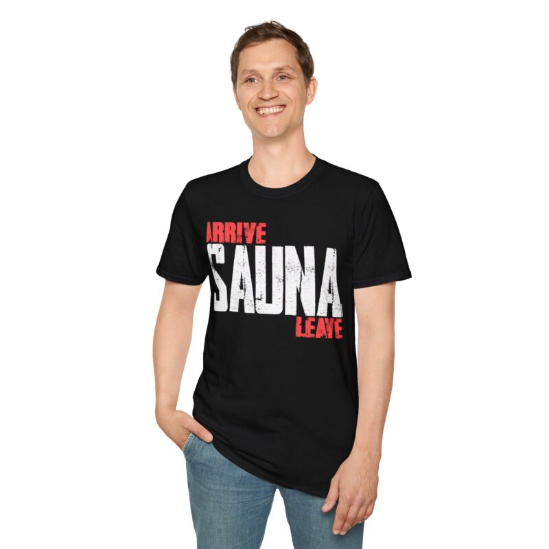 Arrive Sauna Leave T-shirt - Image 2