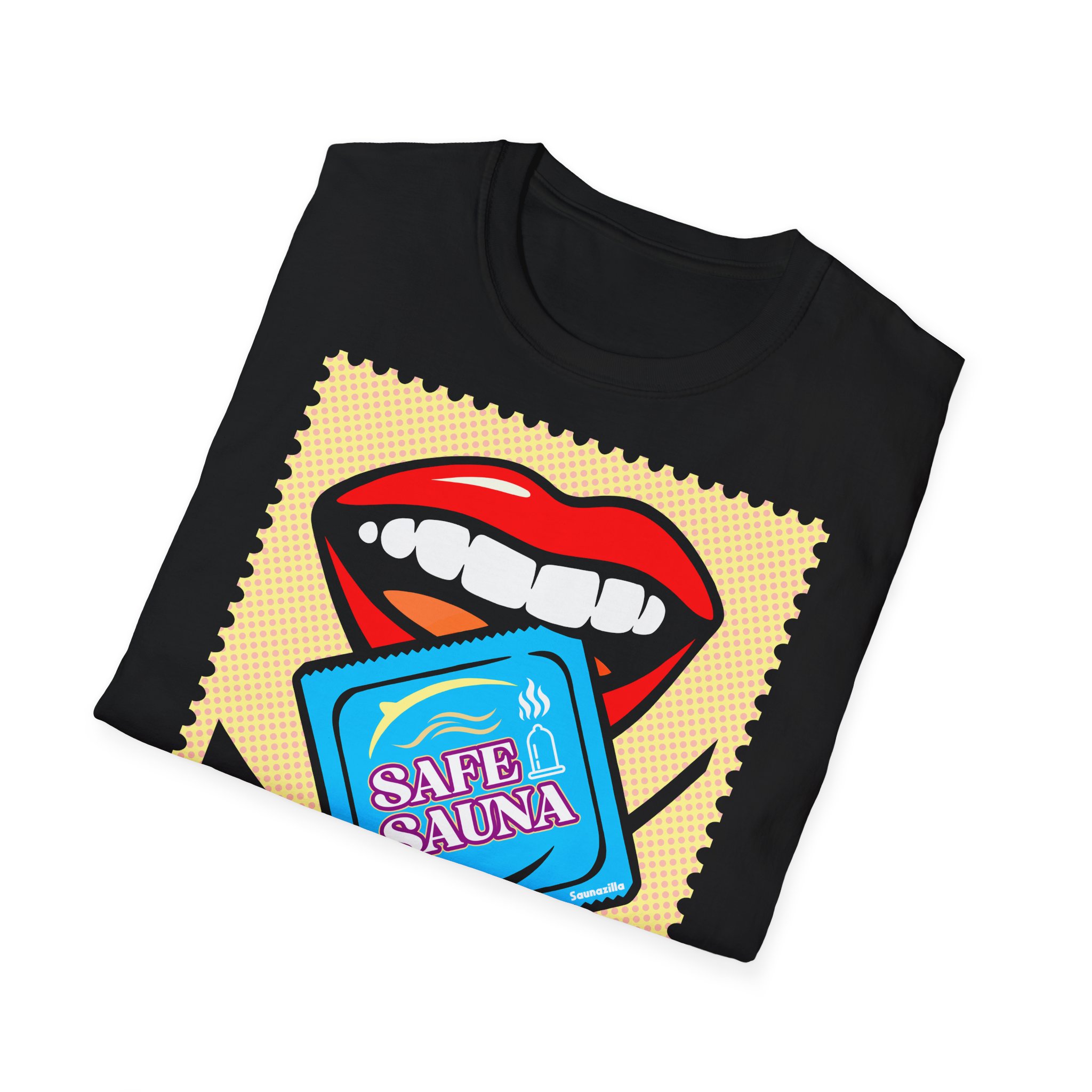 Safe Sauna Pop Art T-paita - Image 6