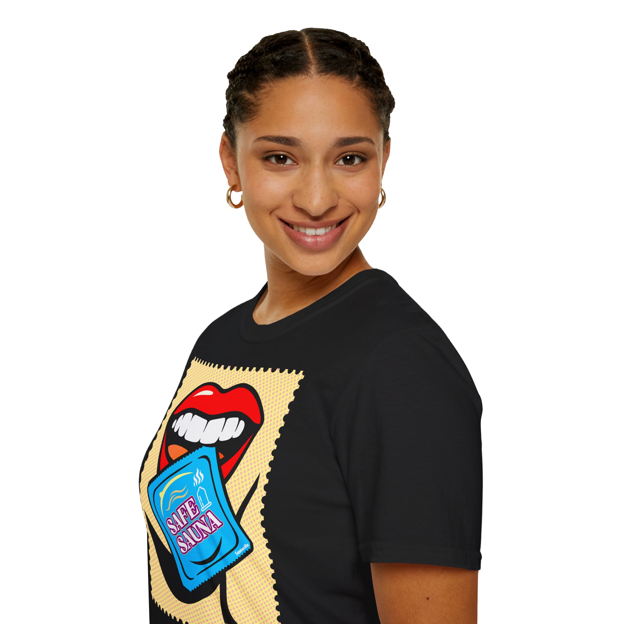 Safe Sauna Pop Art T-paita - Image 4
