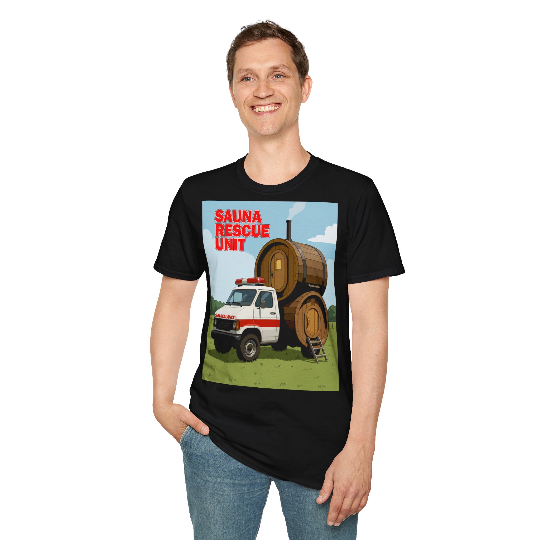 Sauna rescue unit T-paita - Image 2