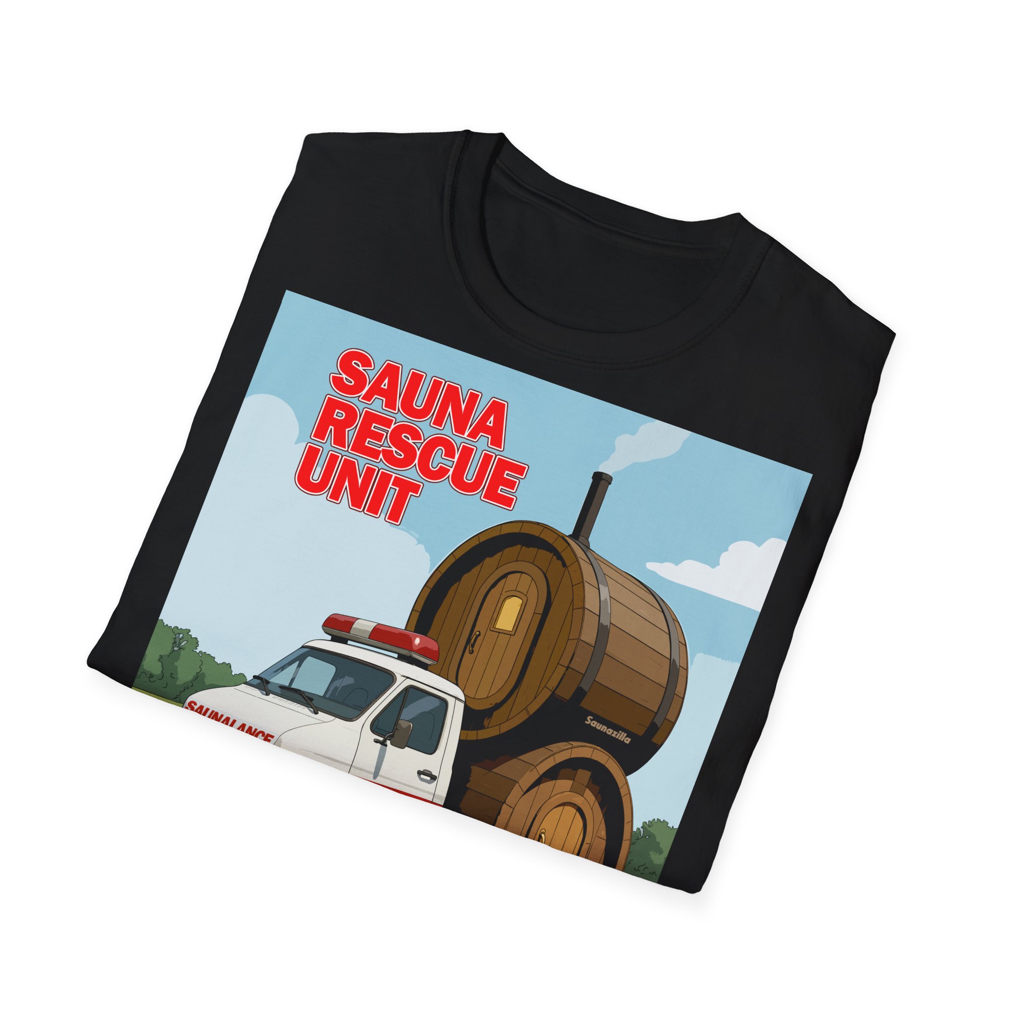 Sauna rescue unit T-paita - Image 5