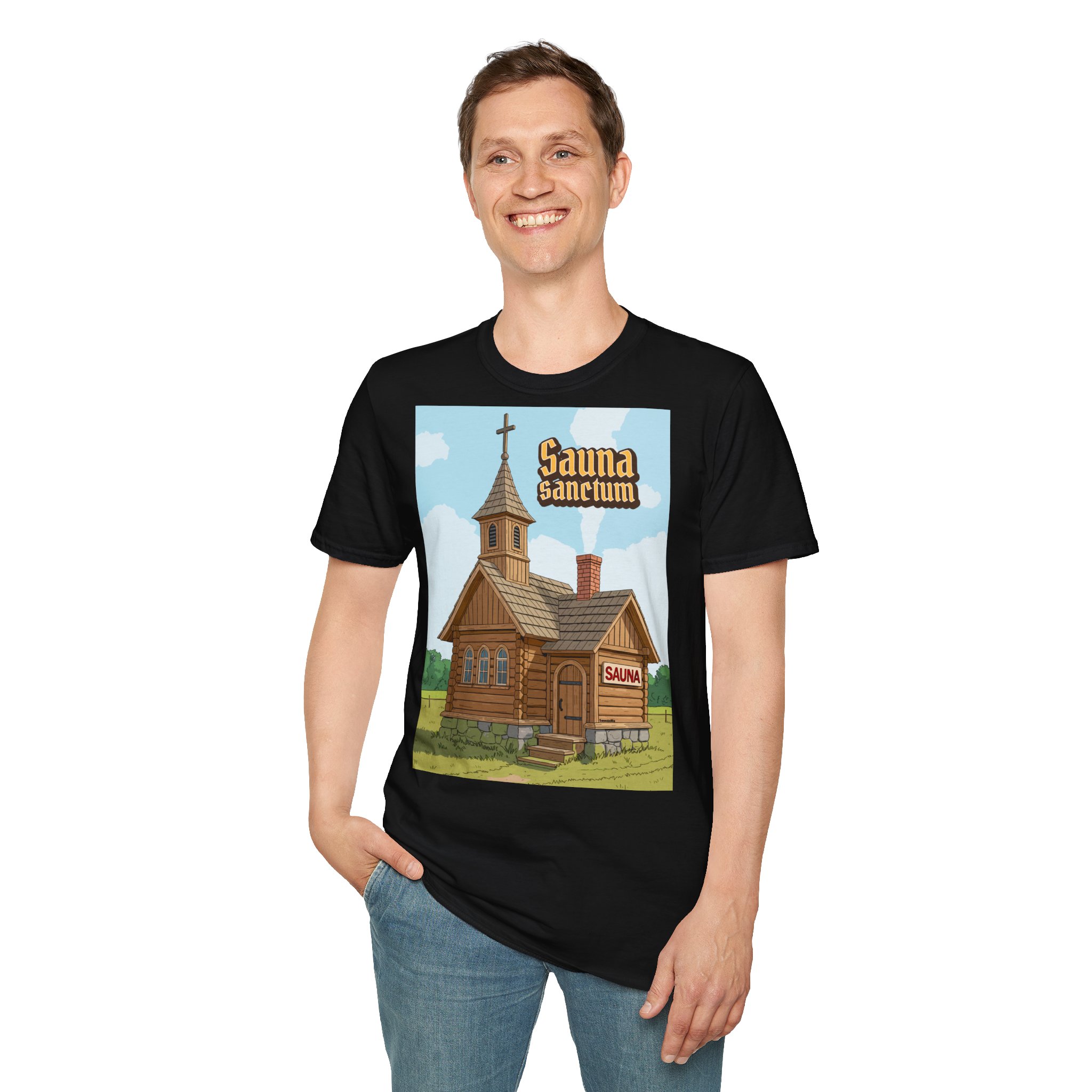 Sauna sanctum T-paita - Image 2