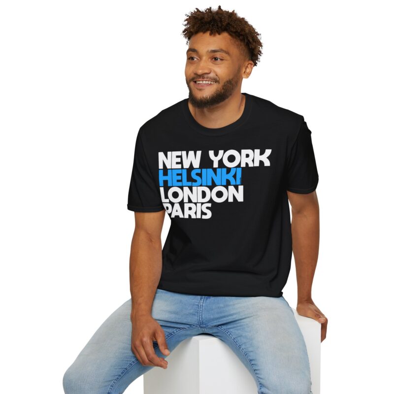 New York Helsinki London Paris T-paita - Image 2