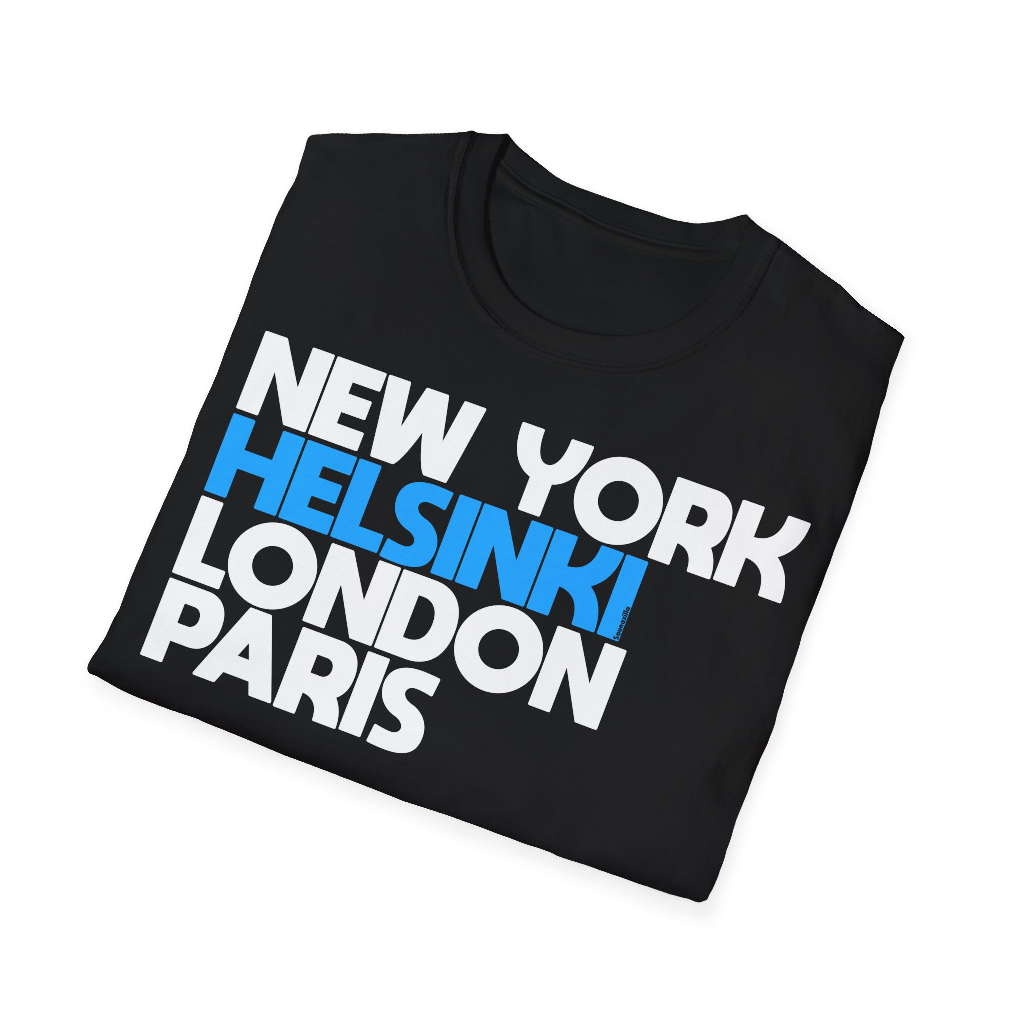 New York Helsinki London Paris T-paita - Image 4