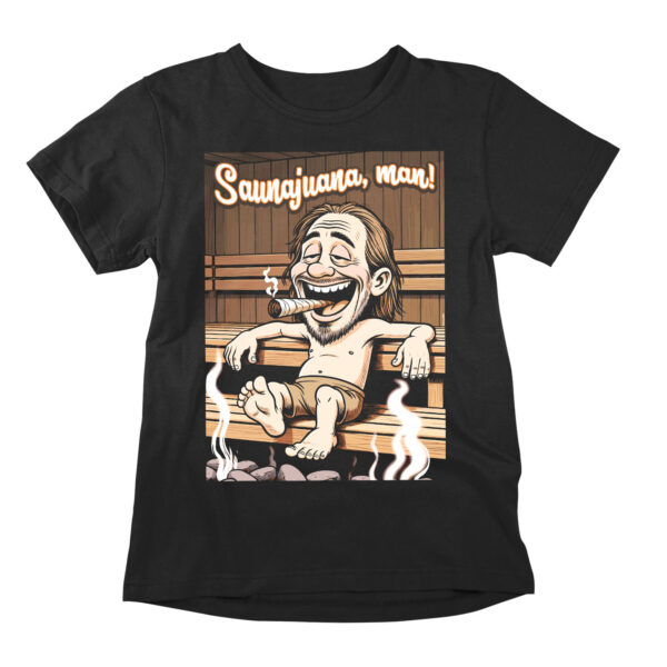 The "Saunajuana, man!" graphic shirt is the ultimate fusion of relaxation and humor, designed for those who appreciate the finer points of both spa culture and a laid-back lifestyle. This sauna t-shirt captures a vibe that is as steamy as it is mellow, making it an essential addition to any collection of funny tees and lifestyle apparel. Whether you are a dedicated regular at the local steam room or someone who just loves a good pun, this marijuana tee hits all the right notes by blending two worlds of chill into one iconic look. High-quality graphic shirts should do more than just sit in your closet; they should start conversations, and this hilarious t-shirt does exactly that with its clever wordplay and bold design. It is the perfect joke shirt for your next social gathering or a quiet weekend spent recovering from the grind. We understand that fans of hilarious t-shirts look for comfort as much as comedy, which is why this sauna-themed garment is crafted from premium materials that feel soft against the skin, mimicking the post-spa glow everyone craves. The "Saunajuana, man!" concept elevates the standard graphic shirt by leaning into a niche aesthetic that celebrates both heat-based wellness and herb-inspired relaxation. In the world of funny tees, finding a balance between unique art and relatable humor can be tough, but this marijuana tee bridges the gap effortlessly. It is more than just a sauna t-shirt; it is a statement piece for those who refuse to take life too seriously. If you are searching for a joke shirt that actually looks good, this lifestyle apparel choice provides a flattering fit and durable print that withstands the heat. Dive into the deep end of spa culture parody and show off your personality with one of the most hilarious t-shirts on the market today. This graphic shirt is destined to become a favorite for anyone who enjoys a cheeky nod to counter-culture while staying cozy. Add this marijuana tee to your rotation and let everyone know that you prioritize your peace of mind and your sense of humor. Every sauna t-shirt tells a story, and this one says you know how to handle the heat while keeping your cool. Grab this joke shirt today and experience why our funny tees are leading the way in creative lifestyle apparel for the modern, relaxed individual.